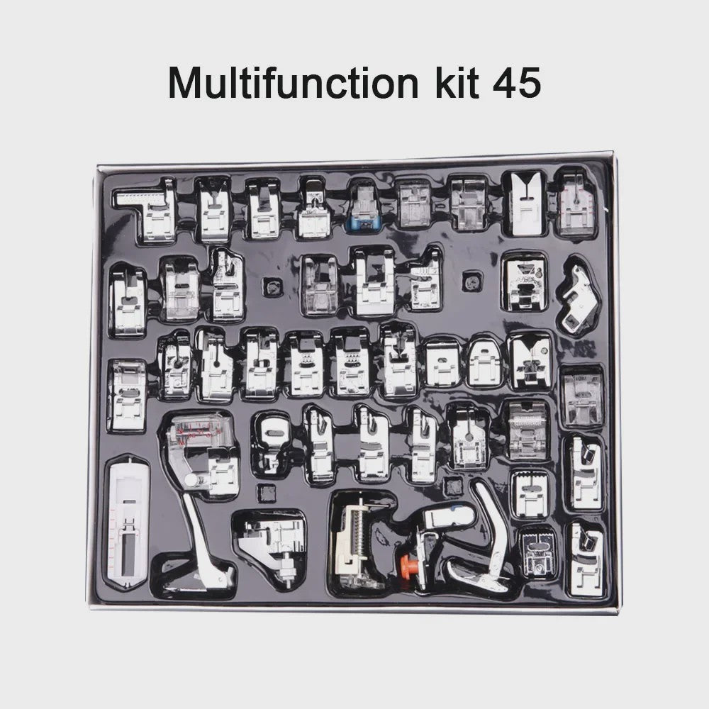 Uitgebreide Set Naaimachine Voetjes (11-82 Stuks) - Multifunctioneel voor Diverse Stijlen
