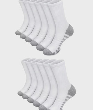 Heren Sportsokken 12 Paar - Comfortabel, Ademend & Grip voor Buiten & Voetbal