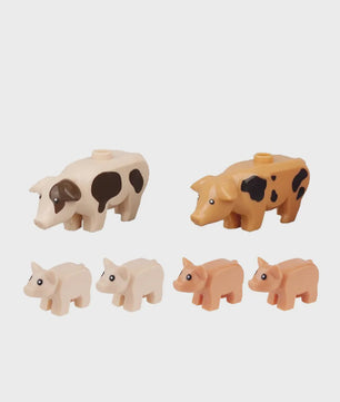 Bouwstenen Dierenpark & Boerderij: Varkens, Kippen, Panda's, Olifanten en Meer - Speelgoed Bouwpakket