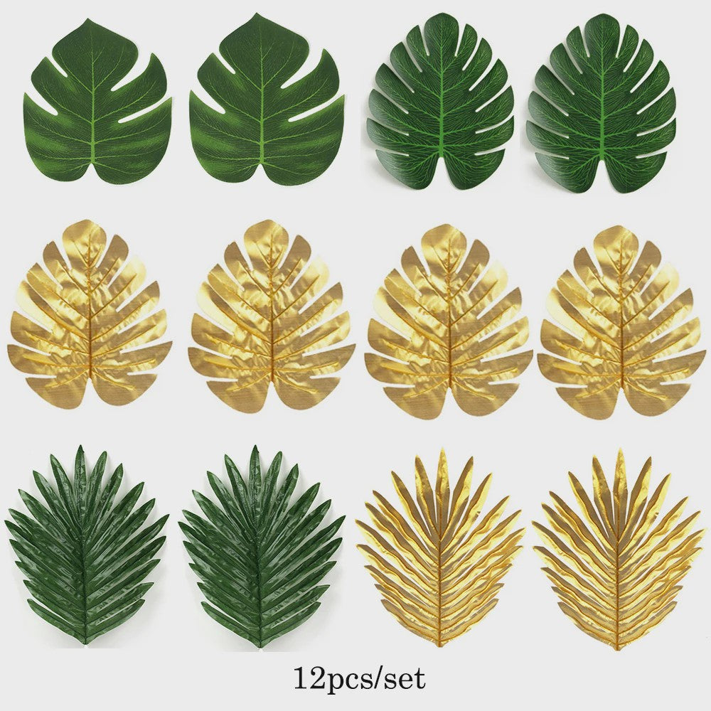 Kunstmatige Tropische Palmbladeren - Decoratie voor Feesten, Bruiloften & Huis