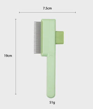 Zelfreinigende Hondentondeuse met één knop - Efficiënte Huisdier Haarverwijderaar & Borstel