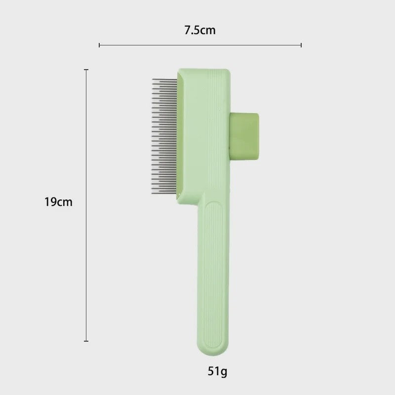 Zelfreinigende Hondentondeuse met één knop - Efficiënte Huisdier Haarverwijderaar & Borstel
