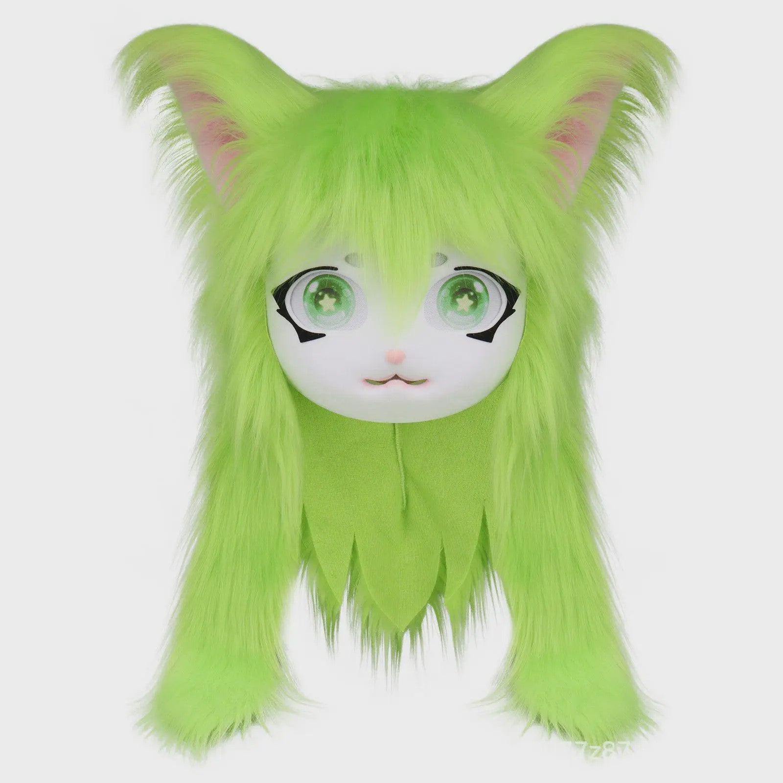 Furry Cosplay Masker Hoofddeksel - Kat & Konijn Stijl voor Kinderen & Feestjes