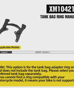 Rhinowalk Waterdichte Magnetische Motor Tanktas met Snelle Ontgrendeling - 6.5L