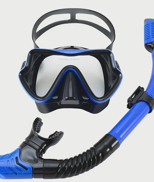 Professionele Duikbril en Snorkel Set voor Volwassenen - Panoramisch Gehard Glas