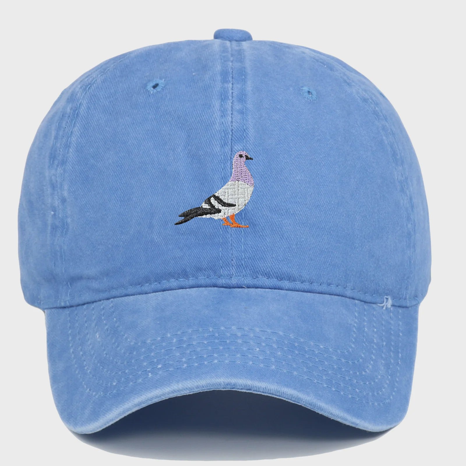 Baseballpet met Duivenborduring - Casual Mode voor Alle Seizoenen