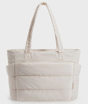 BAGSMART Grote Puffer Tote Bag - Stijlvolle en Ruime Handtas voor Werk, Studie en Shoppen