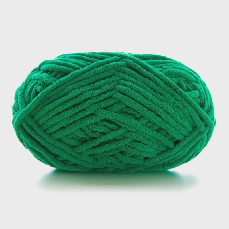 Zacht Chenille Garen 50g - Dik Velvet Garen voor Handwerken & DIY Baby Projecten
