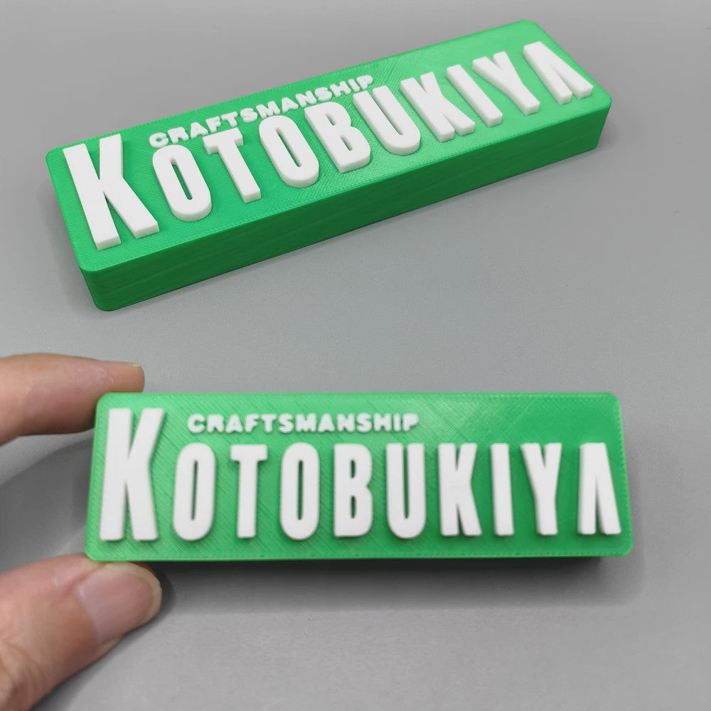 3D Geprint Logo Naamplaat voor Figuren Collectie - Video Game Thema