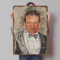 Roberto Duran Vintage Metalen Poster - Retro Wanddecoratie voor Man Cave