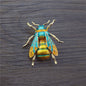 Luxe Bijen Broche met Kristallen - Vintage Baroque Stijl