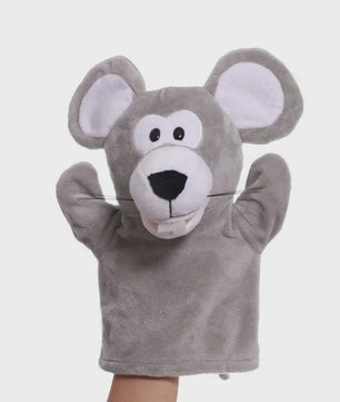 Zachte Pluche Handpoppen - Educatief Speelgoed voor Baby's en Kinderen (Diverse Dieren)