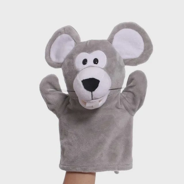 Zachte Pluche Handpoppen - Educatief Speelgoed voor Baby's en Kinderen (Diverse Dieren)