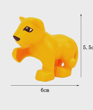 Grote Bouwstenen Dierenpark & Boerderij Figuren - Compatibel met Duplo