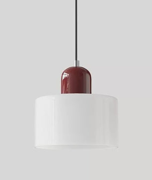 Moderne Glazen Hanglamp E27 - Sfeervolle Verlichting voor Slaapkamer, Nachtkastje of Bar