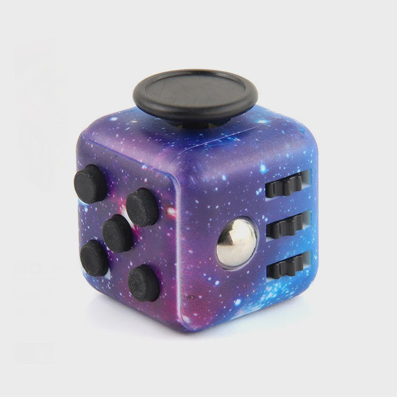 Fidget Cube & Dodecahedron: 6/12 Zijden Stressverlichter & Sensorisch Speelgoed