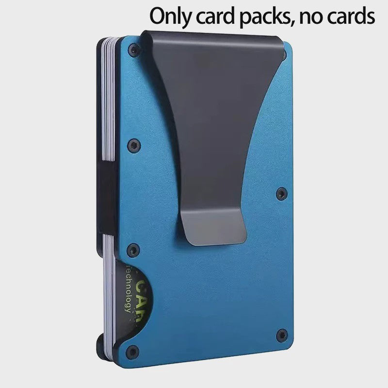 Minimalistische RFID Portemonnee met Geldclip - Slank & Krasbestendig Kaarthouder