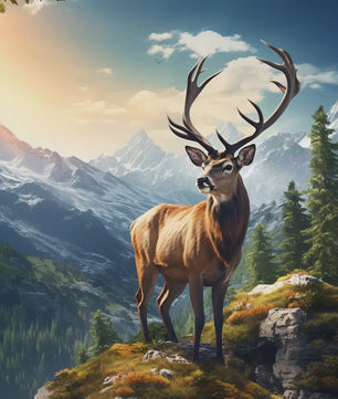 Canvas Posters: Majestueuze Wilde Dieren & Berglandschappen voor aan de Muur