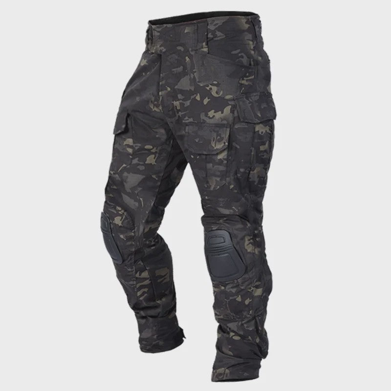 Tactisch Camouflage Uniform Set: Cargo Broek & Shirt voor Heren
