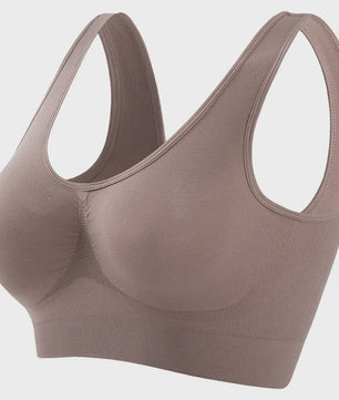 Naadloze Push-Up Sport BH - Ademende Bralette zonder beugel, Crop Top Lingerie voor Dames (S-5XL)