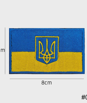 Ukraine Vlag Patches & Nationaal Embleem - Geborduurde Tactische Badges voor Kleding