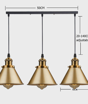 Retro Hanglamp Loft Stijl - Industriële Plafondlamp met E27 Fitting