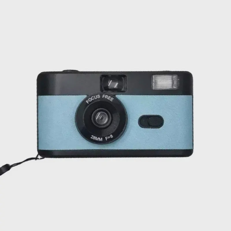 Retro 35mm Filmcamera met Ingebouwde Flits - Herbruikbaar en Stijlvol
