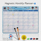 Flexibel Magnetisch Weekplanner Whiteboard A3 - Ideaal voor Koelkast & Kantoor