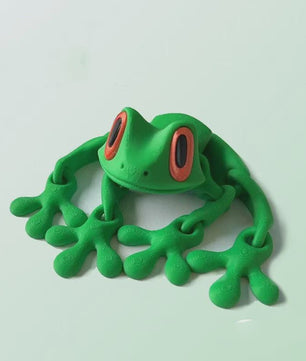 Bewegende 3D Geprinte Boomkikker - Decoratie & Bureau Speelgoed