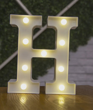 Decoratieve LED Letter & Cijfer Lampen - Creëer Sfeer met Warm Licht