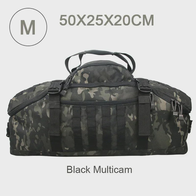 Multifunctionele Duffle Bag Rugzak 25L/45L/80L - Waterdicht, Tactisch & Outdoor