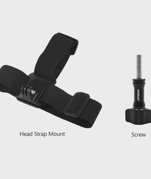 Action Camera Accessoires Kit: Hoofd- en Borstband Mount voor GoPro, Telefoon & meer