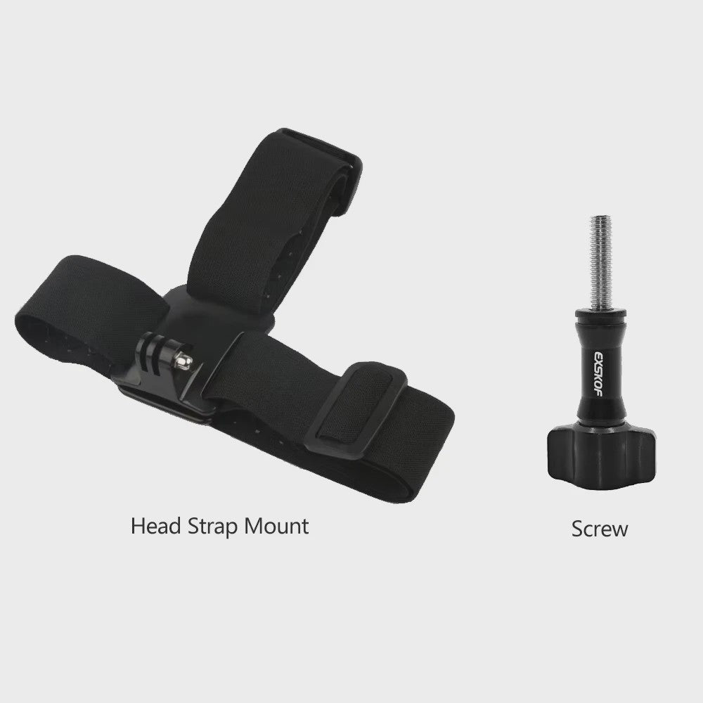 Action Camera Accessoires Kit: Hoofd- en Borstband Mount voor GoPro, Telefoon & meer
