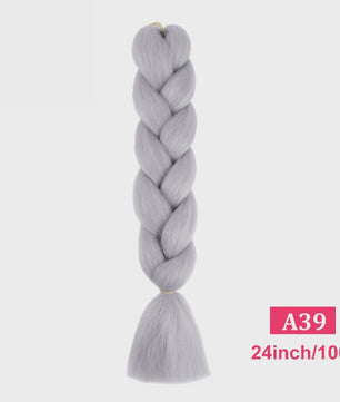 24 Inch Jumbo Braids Haarverlenging - Synthetisch Vlecht Haar in Kleurrijke Tinten