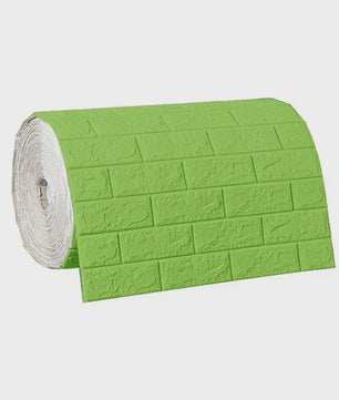 3D Baksteen Behang - Zelfklevend, Waterdicht Schuim Muursticker (70cm breed, 1/5/10m lang)