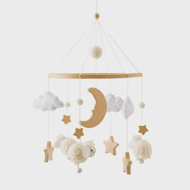Houten Baby Bedmobiel Armatuur - Veilige & Stijlvolle Ophanging voor Speelgoed