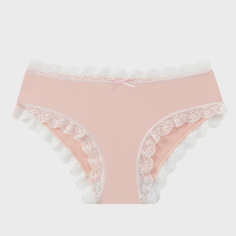 Dames Kant & Luipaardprint Thong Panties - Sexy, Ademend & Comfortabel Ondergoed