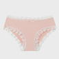 Dames Kant & Luipaardprint Thong Panties - Sexy, Ademend & Comfortabel Ondergoed