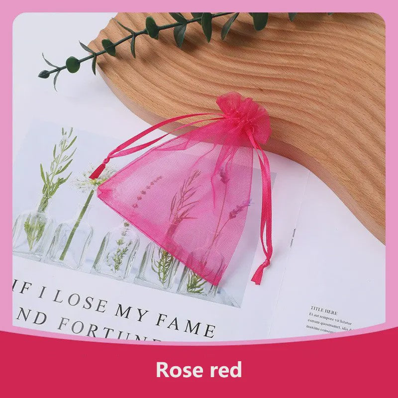 100x Organza Zakjes - Cadeau, Sieraden & Feest - Diverse Maten & Kleuren