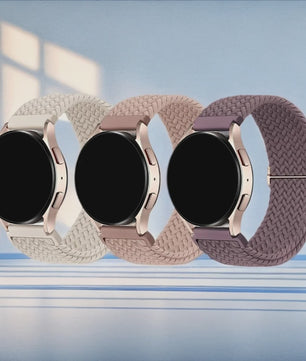 3x Elastische Nylon Bandjes voor Smartwatches (18/20/22mm) - Snelwissel & Comfortabel
