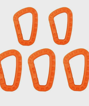 Tactische Karabijnhaak Clips D-Ring Gespen - Set van 1-10 Stuks voor Outdoor & Backpacking