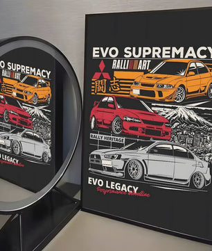 Initial D AE86 JDM Poster - Iconische Auto Kunst voor de Fan