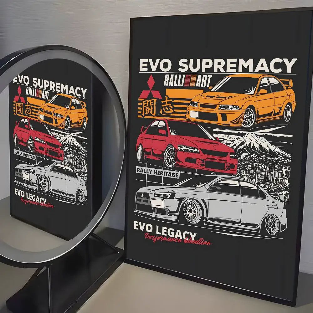 Initial D AE86 JDM Poster - Iconische Auto Kunst voor de Fan