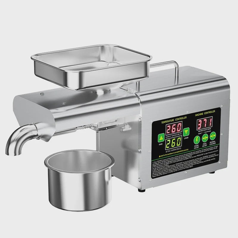 Automatische Oliepers Machine - Koud & Warm Persen voor Huishoudelijk Gebruik