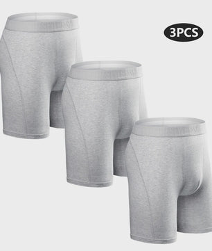 Set van 3 Heren Long Boxershorts - Comfortabel Katoen