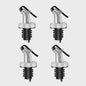 Set van 4x Wijnfles Stop & Olijfolie Schenktuit - Lekvrije Keuken Bar Accessoires