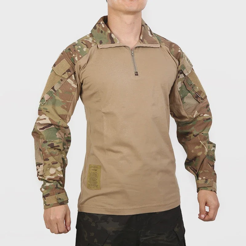 Tactisch Uniform Set: G3 Combat Shirt & Cargo Broek met Kniebeschermers - Heren