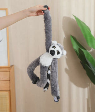 Lange Arm Aap, Luiaard, Orang-oetan & Lemur Pluche Speelgoed - Hangend Knuffel (50/70cm)