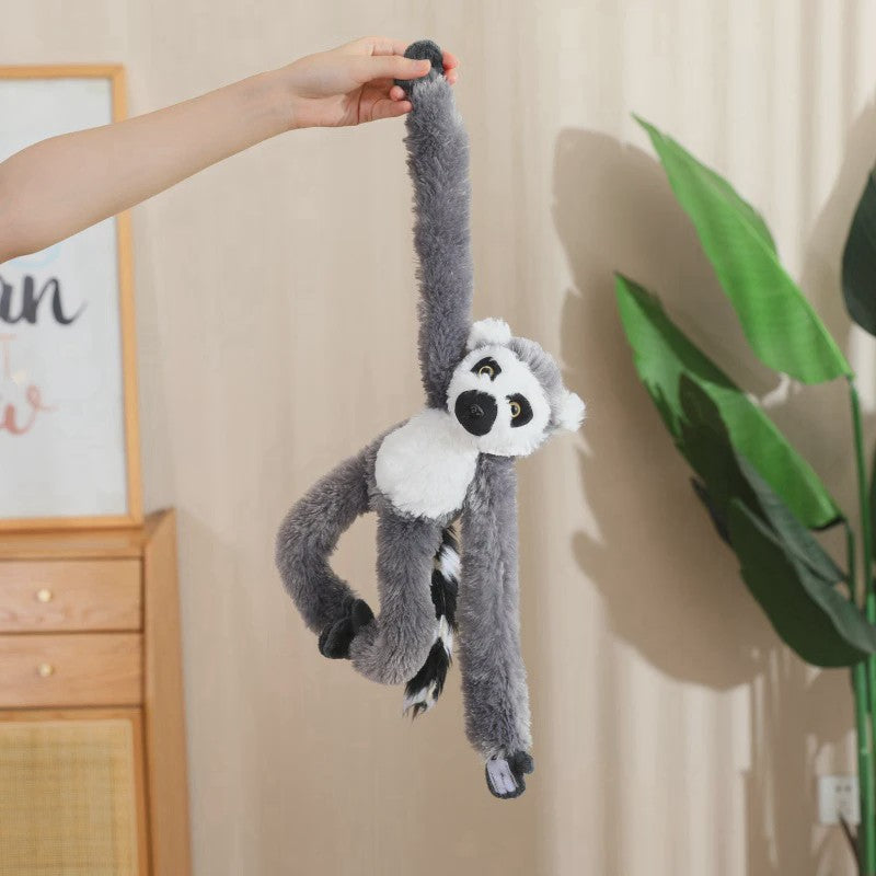 Lange Arm Aap, Luiaard, Orang-oetan & Lemur Pluche Speelgoed - Hangend Knuffel (50/70cm)