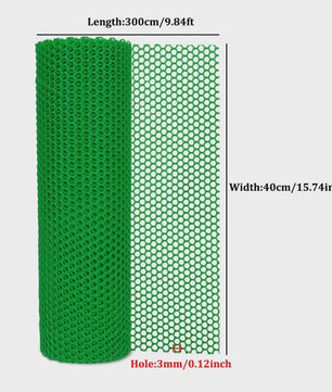 Universeel Beschermnet Plastic Gaas 40x300cm - Valbeveiliging, Tuin & Dierenverblijf